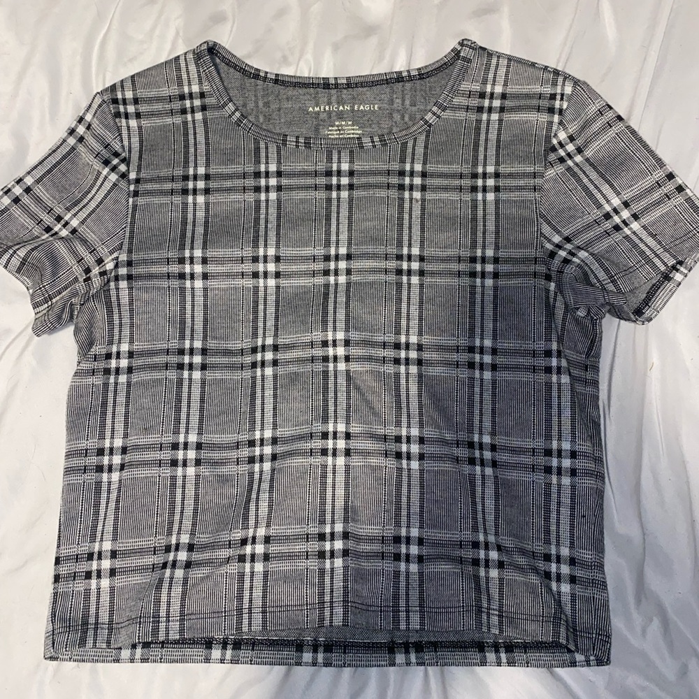 American Eagle plaid top